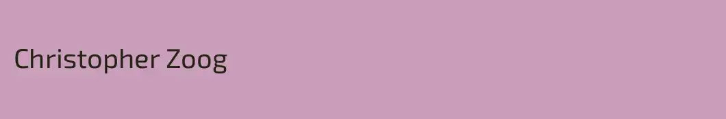 Christopher Zoog